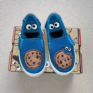 TOMS Cookie Monster Sesame Street Shoes - New!